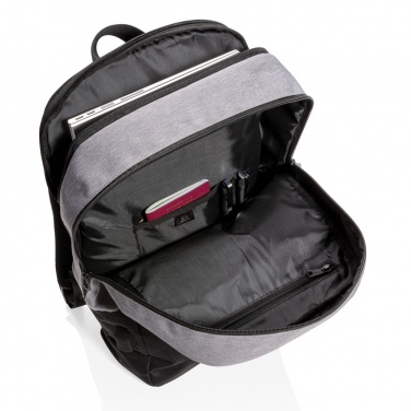 Logo trade promotional products picture of: Modern 15.6" USB & RFID laptop backpack PVC free