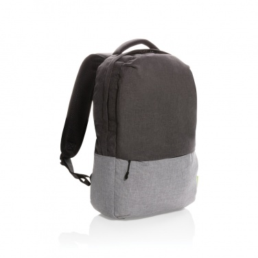 Logotrade advertising product image of: Duo colour RPET 15.6" RFID laptop backpack PVC free