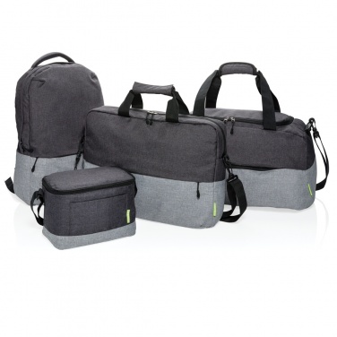 Logotrade promotional gift image of: Duo colour RPET 15.6" RFID laptop backpack PVC free