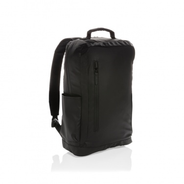 Logotrade corporate gift picture of: Fashion black 15.6" laptop backpack PVC free