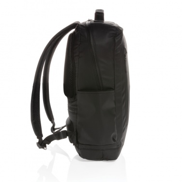 Logo trade promotional product photo of: Fashion black 15.6" laptop backpack PVC free