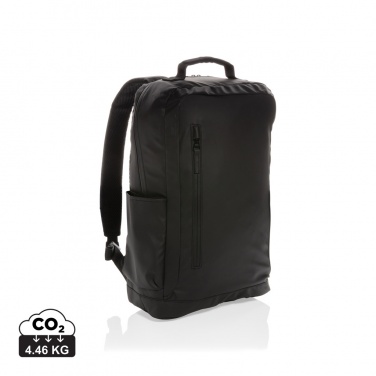Logo trade promotional items image of: Fashion black 15.6" laptop backpack PVC free