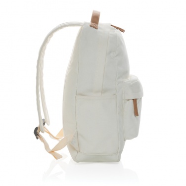 Logo trade promotional merchandise picture of: Impact AWARE™ 16 oz. recycled canvas backpack