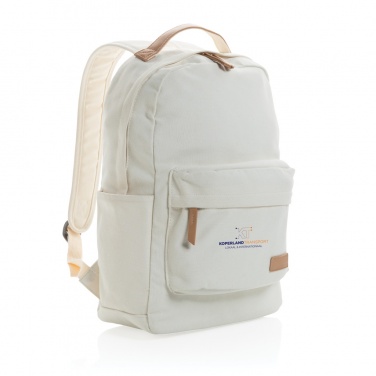 Logo trade corporate gift photo of: Impact AWARE™ 16 oz. recycled canvas backpack