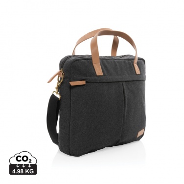 Logotrade corporate gift picture of: Impact AWARE™ 16 oz. recycled canvas laptop bag