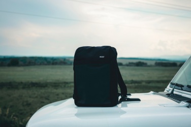 Logo trade promotional giveaways picture of: Swiss Peak 15" anti-theft RFID & USB backpack PVC free