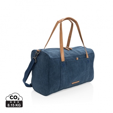 Logo trade advertising products image of: Canvas travel/weekend bag PVC free