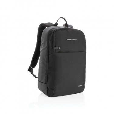 Logotrade promotional giveaway image of: Swiss Peak laptop backpack with UV-C steriliser pocket