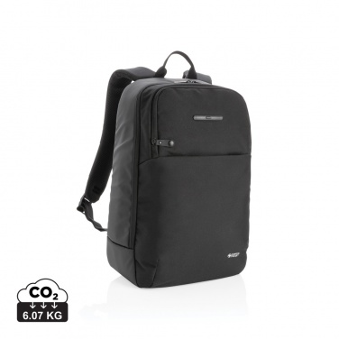 Logotrade promotional gift picture of: Swiss Peak laptop backpack with UV-C steriliser pocket