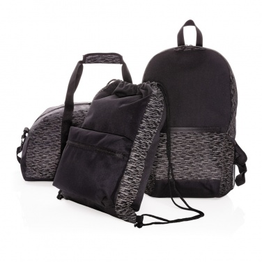Logotrade promotional item picture of: AWARE™ RPET Reflective drawstring backpack