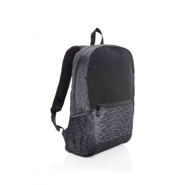 Logo trade promotional item photo of: AWARE™ RPET Reflective laptop backpack