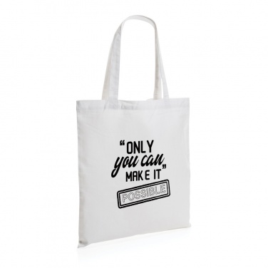Logotrade promotional product picture of: Impact AWARE™ Recycled cotton tote 145g