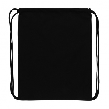 Logo trade promotional product photo of: Impact AWARE™ recycled cotton drawstring backpack 145g