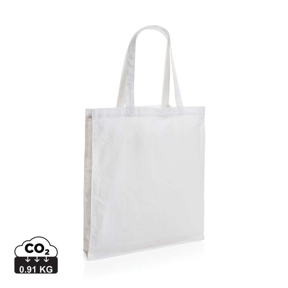 Logotrade promotional merchandise photo of: Impact AWARE™ Recycled cotton tote w/bottom 145g