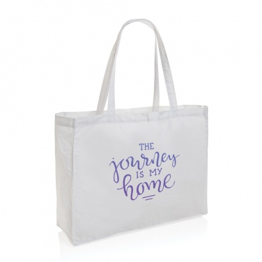 Logotrade business gift image of: Impact AWARE™ Recycled cotton shopper 145g
