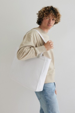 Logotrade business gift image of: Impact AWARE™ Recycled cotton shopper 145g