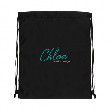 Logo trade corporate gift photo of: Impact AWARE™ RPET 190T drawstring bag