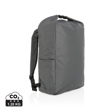 Logotrade promotional gifts photo of: Impact AWARE™ RPET lightweight rolltop backpack