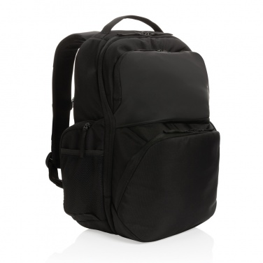 Logo trade promotional products picture of: Swiss Peak AWARE™ RPET 15.6 inch commuter backpack