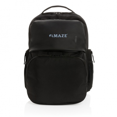 Logotrade business gift image of: Swiss Peak AWARE™ RPET 15.6 inch commuter backpack