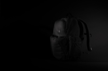Logo trade promotional giveaway photo of: Swiss Peak AWARE™ RPET 15.6 inch commuter backpack
