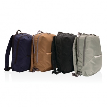Logo trade promotional merchandise image of: Impact AWARE™ 1200D 15.6'' modern laptop backpack