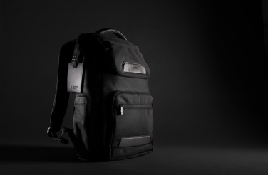 Logo trade advertising products image of: Swiss Peak AWARE™ RPET Voyager 15.6" laptop backpack