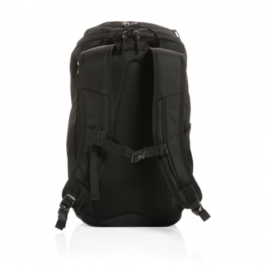 Logo trade advertising products image of: Swiss Peak AWARE™ RPET 15.6 inch business backpack