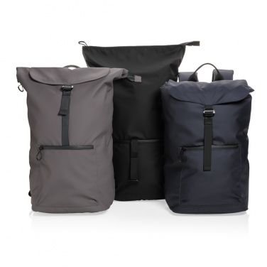 Logo trade promotional product photo of: Impact AWARE™ RPET water resistant 15.6" laptop backpack