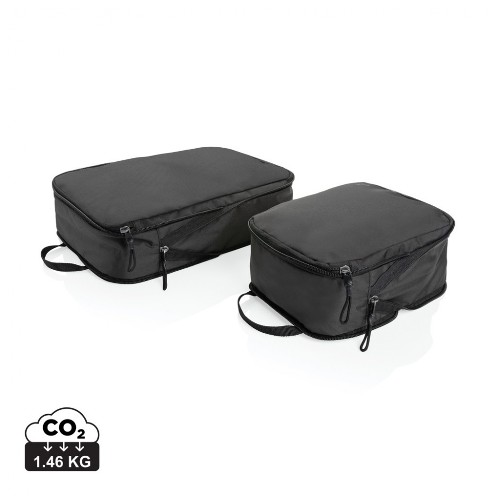 Logotrade promotional gifts photo of: Swiss Peak Ridge AWARE™ RPET compression travel cubes 2pc