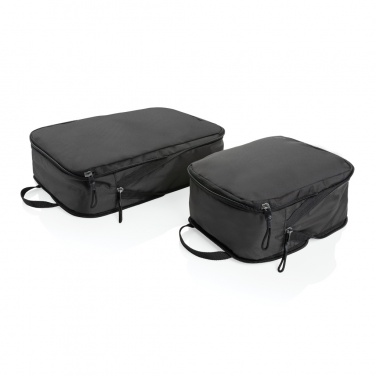 Logotrade promotional products photo of: Swiss Peak Ridge AWARE™ RPET compression travel cubes 2pc