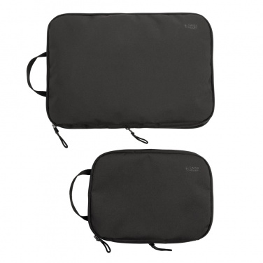 Logo trade business gift photo of: Swiss Peak Ridge AWARE™ RPET compression travel cubes 2pc