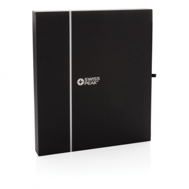 Logotrade promotional merchandise photo of: Swiss Peak deluxe A5 notebook and pen set