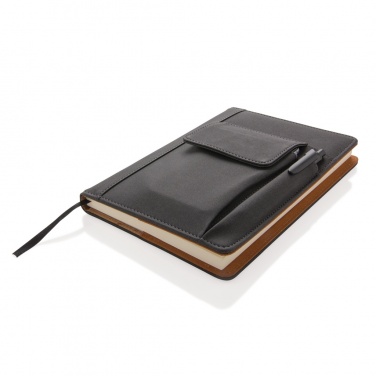 Logotrade promotional merchandise photo of: Notebook with phone pocket