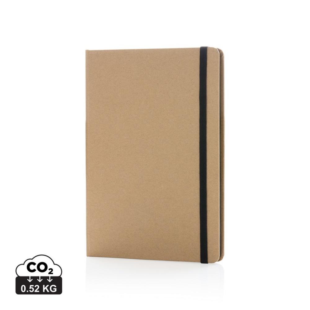 Logo trade promotional giveaways picture of: A5 kraft notebook