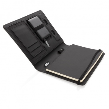 Logotrade promotional product picture of: Air 5W wireless charging notebook with 5000mAh powerbank