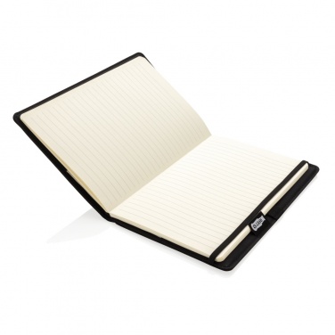 Logo trade corporate gifts image of: Air 5W wireless charging refillable journal cover A5