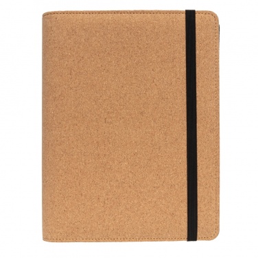 Logotrade business gift image of: Deluxe cork portfolio A5 with pen