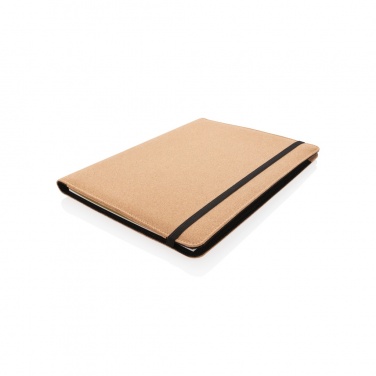 Logo trade promotional items picture of: Deluxe cork portfolio A4 with pen