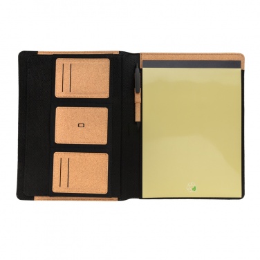 Logotrade promotional merchandise picture of: Deluxe cork portfolio A4 with pen