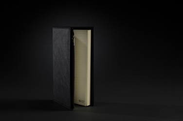 Logo trade advertising products picture of: Swiss Peak A5 PU notebook with zipper pocket