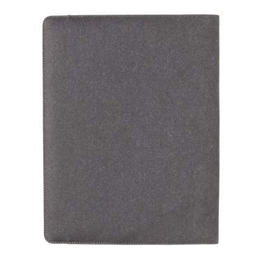 Logo trade promotional products image of: Recycled leather A4 portfolio