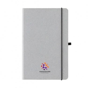 Logotrade advertising products photo of: Recycled leather hardcover notebook A5
