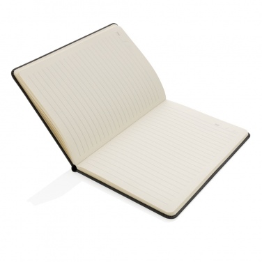 Logotrade business gifts photo of: Deluxe hardcover PU notebook A5 with phone and pen holder