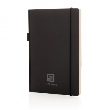 Logotrade promotional item picture of: A5 deluxe kraft hardcover notebook