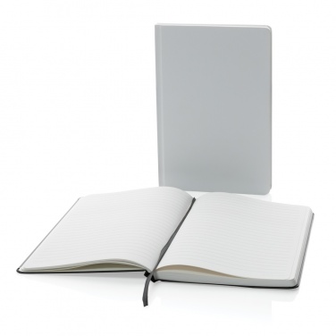 Logo trade promotional products image of: A5 Impact stone paper hardcover notebook