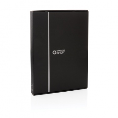 Logo trade promotional gifts picture of: Swiss Peak Heritage RCS rPU A4 portfolio with zipper