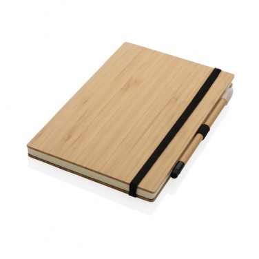 Logotrade corporate gifts photo of: Bamboo notebook and infinity pencil set