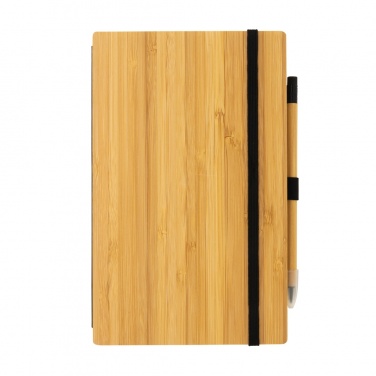 Logotrade promotional merchandise picture of: Bamboo notebook and infinity pencil set