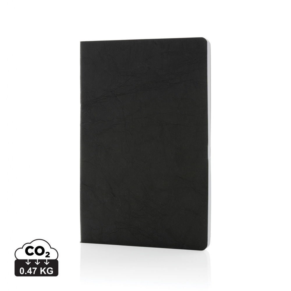 Logotrade promotional giveaway image of: Salton A5 GRS certified recycled paper notebook